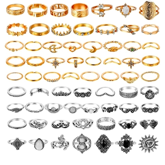 topwholesaler Jewelry - 67 Stackable Knuckle Rings NWT